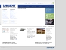 Website Snapshot of Sargent Mfg. Co.