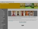 Website Snapshot of Southern Custom Doors