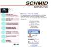 Website Snapshot of Schmid Corp