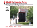 Website Snapshot of SCHMIDT FIRE PROTECTION CO INC