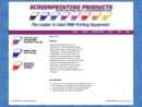 Website Snapshot of Screenprinting Products, Inc.