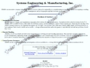 SYSTEMS ENGINEERING & MANUFACTURING, INC.