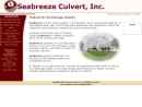Website Snapshot of Seabreeze Culvert, Inc.