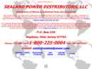 Website Snapshot of SEALAND POWER IND. INC. MARINE ENG.