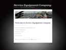 Website Snapshot of Service Equipment Co.