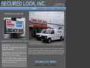 Website Snapshot of SECURED LOCK