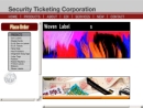 Website Snapshot of Security Ticketing, Inc.