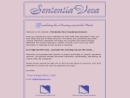 Website Snapshot of SENTENTIA VERA