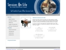 Website Snapshot of Services On Site