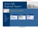 Website Snapshot of SIOUX FALLS REGIONAL AIRPORT AUTHORITY