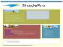 Website Snapshot of SHADEPRO