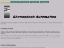 Website Snapshot of SHENANDOAH AUTOMATION INC