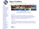 Website Snapshot of Sign Crafters