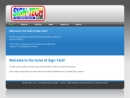 Website Snapshot of Sign-Tech