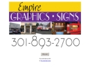 Website Snapshot of Empire Graphics Signs & Design