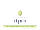 Website Snapshot of SIGNIX, INC.