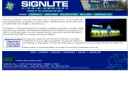 Website Snapshot of Signlite, Inc.