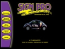 Website Snapshot of Sign Pro