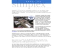 Website Snapshot of Simplex Industries, Inc.