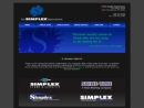 Website Snapshot of Simplex Signs