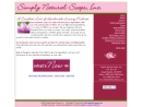 Website Snapshot of Simply Natural Soaps