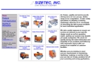 Website Snapshot of Sizetec, Inc.