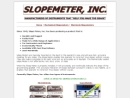 Website Snapshot of Slope-Meter, Inc.