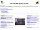 Website Snapshot of NORTH CAROLINA STATE LABORATORY OF PUBLIC HEALTH