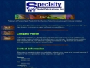 Website Snapshot of Specialty Metal Fabrication, Inc.