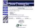 Website Snapshot of Snow Printing Co.