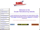 Website Snapshot of Snyder Manufacturing, Inc.