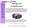 Website Snapshot of Soaps Scents