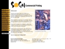 Website Snapshot of SoCal Commercial Printing