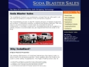 Website Snapshot of Soda Blaster Sales