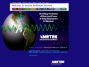 Website Snapshot of AMETEK Solidstate Controls