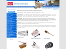 Website Snapshot of Solo Horton Brushes
