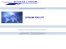 Website Snapshot of Somers Lithium