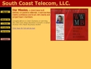 Website Snapshot of SOUTH COAST TELECOM, LLC