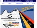 Website Snapshot of SPECIFICATION CHEMICALS, INC