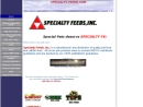 Website Snapshot of Specialty Feed, Inc.