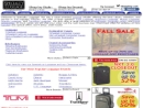 Website Snapshot of Specialty Luggage