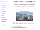 Website Snapshot of Spectrum Aluminum Finishing, L L C