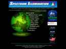 Website Snapshot of Spectrum Illumination