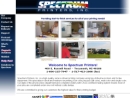 Website Snapshot of Spectrum Printers, Inc.