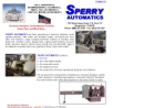 Website Snapshot of SPERRY AUTOMATICS COMPANY, INC.