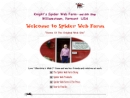 Website Snapshot of Knight's Spider Web Farm