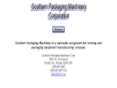 Website Snapshot of Southern Packaging Machinery Corp.