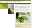 Website Snapshot of Springbrook Software Inc