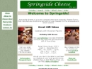 Website Snapshot of Springside Cheese Corp.