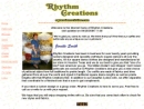 Website Snapshot of Rhythm Creations